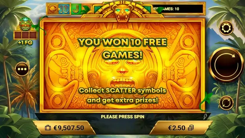 Jaguar Treasures slot screenshot 3
