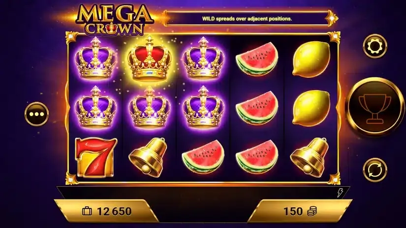 Mega Crown slot screenshot 4