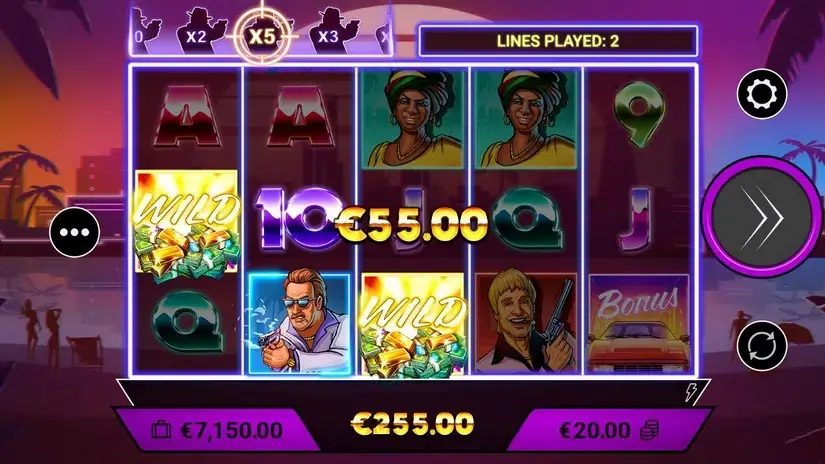 MiamiX slot screenshot 5