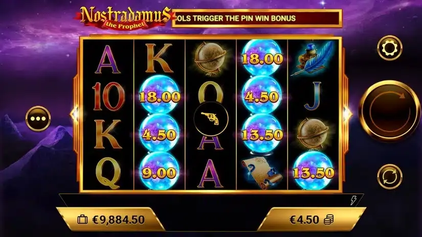 Nostradamus: The Prophet slot screenshot 4