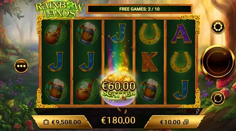 Rainbow Lands slot screenshot 4