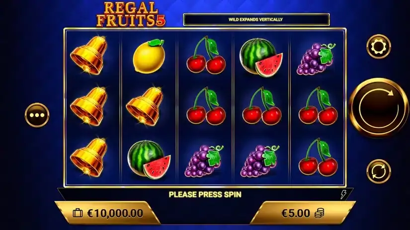 Regal Fruits 5 slot screenshot 1