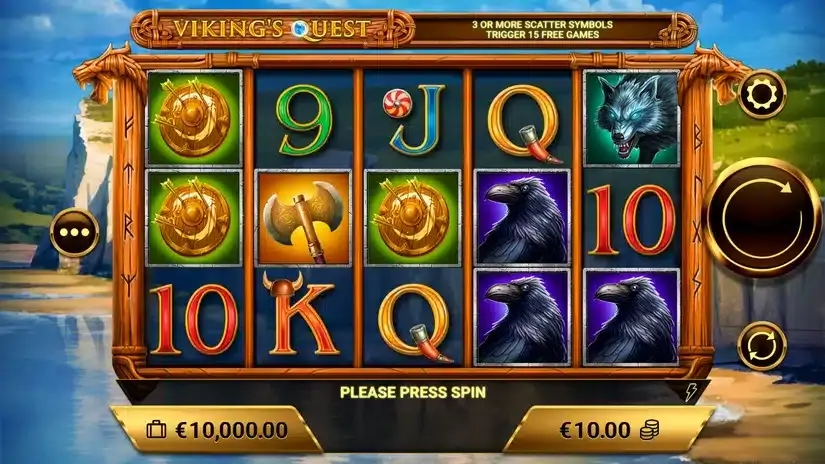 Viking’s Quest slot screenshot 