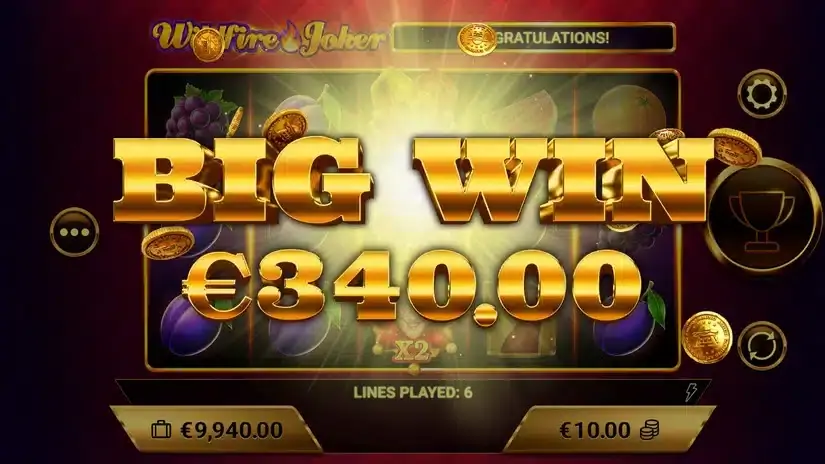 Wildfire Joker slot screenshot 4