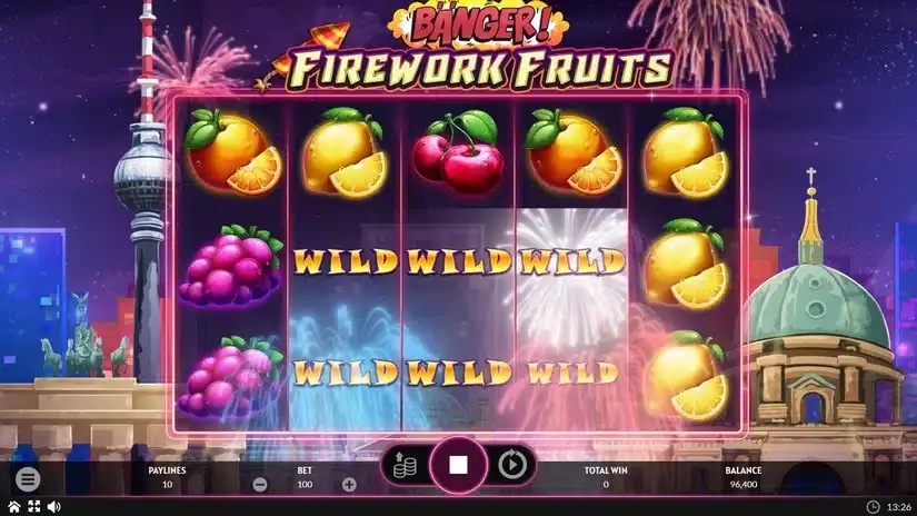 Banger! Firework Fruits slot screenshot 