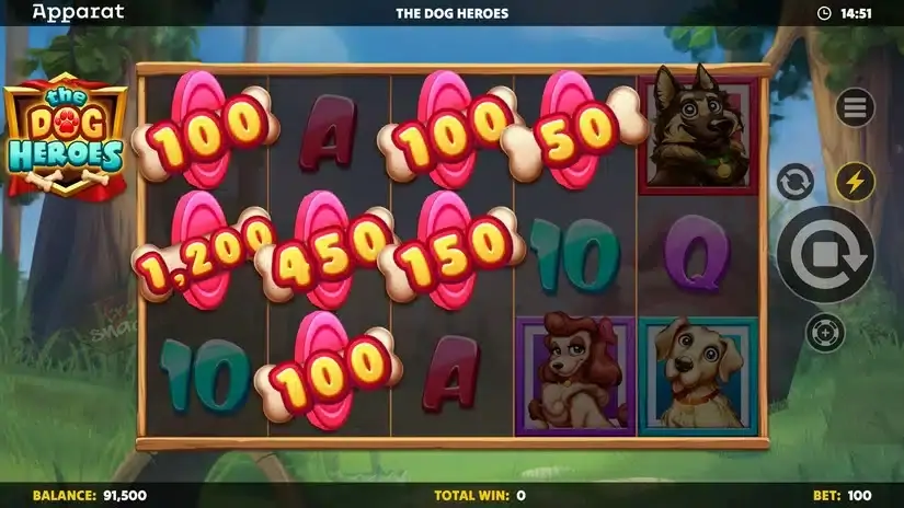 The Dog Heroes slot screenshot 2