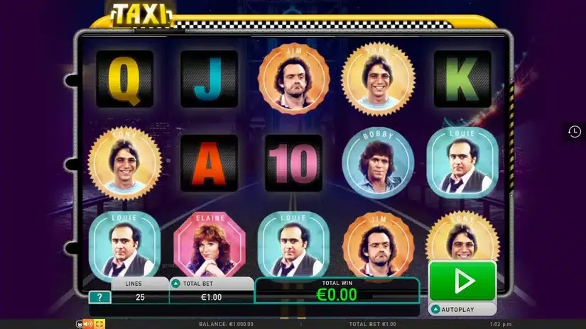 Taxi slot screenshot 