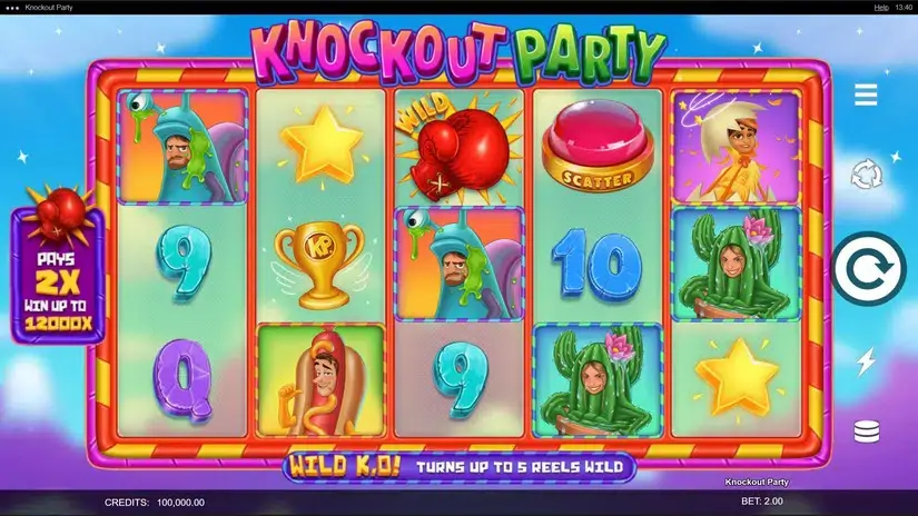 Knockout Party slot screenshot 