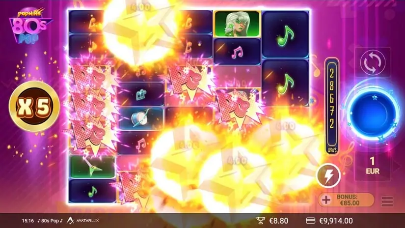 80sPop slot screenshot 5