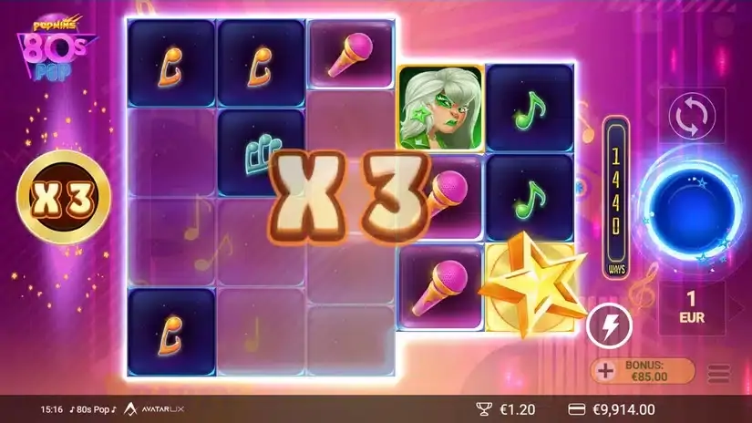 80sPop slot screenshot 4