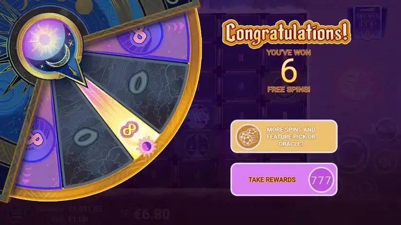 ArcanaPop slot screenshot 4