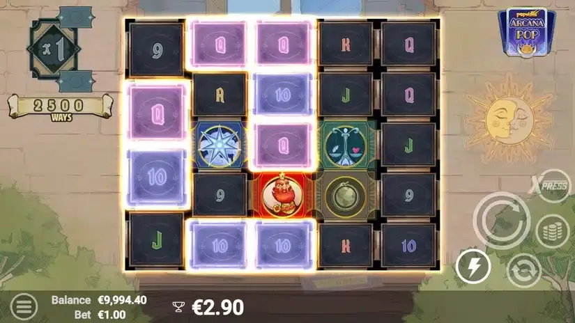 ArcanaPop slot screenshot 2