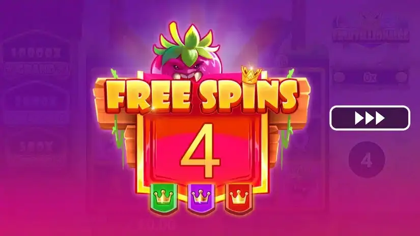 Fruitillionaire slot screenshot 2