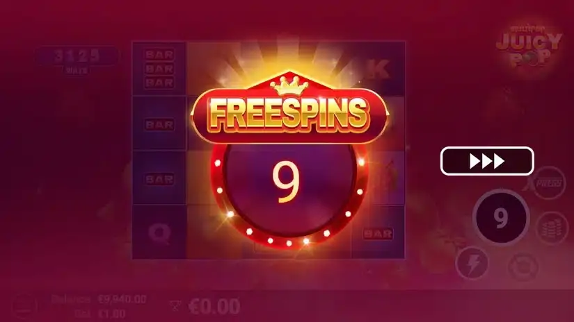 JuicyPop slot screenshot 2