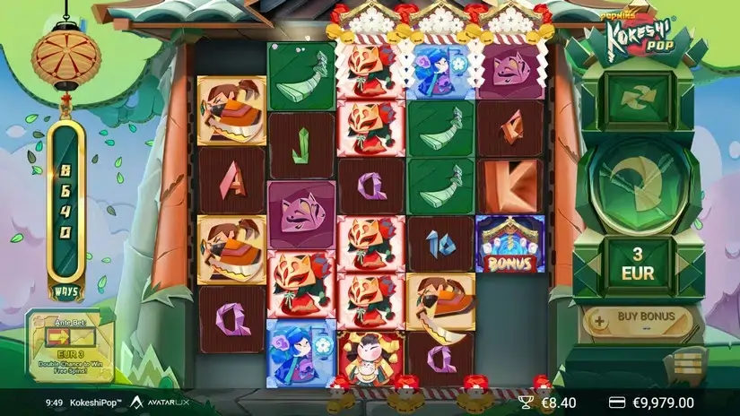 KokeshiPop slot screenshot 3