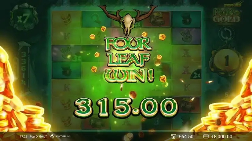 Pop O’ Gold PopWins slot screenshot 5