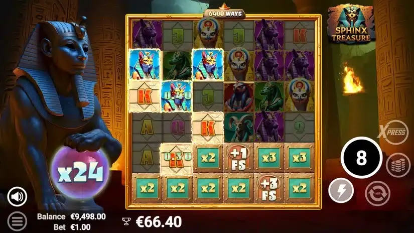 Sphinx Treasure slot screenshot 4