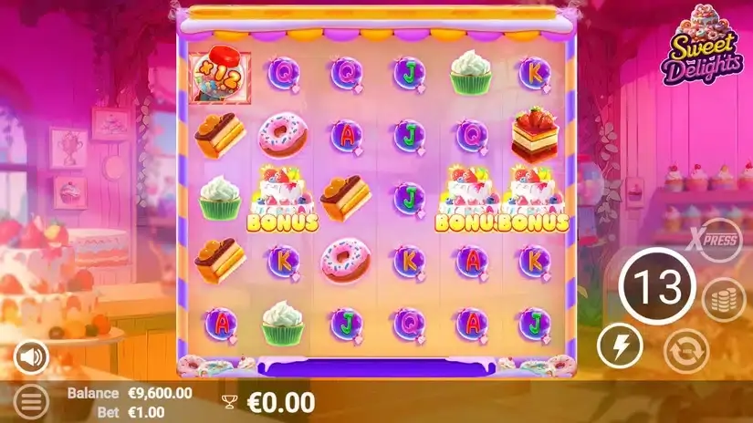 Sweet Delights slot screenshot 3