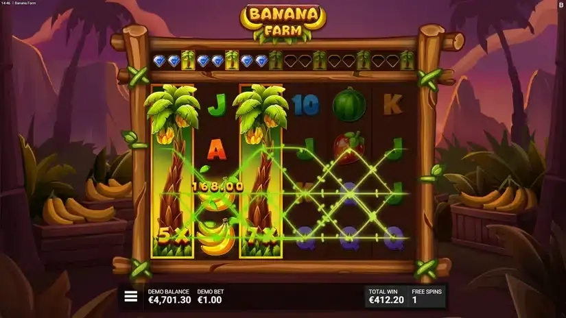 Banana Farm — Free Demo, RTP, Bonus Features, Max Win & slot screenshot 