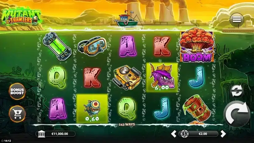 Mutant Trawlers slot screenshot 