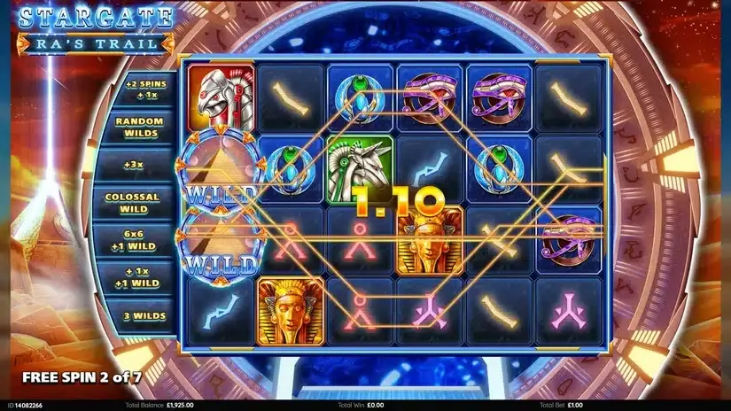 Stargate Ra’s Trail slot screenshot 3