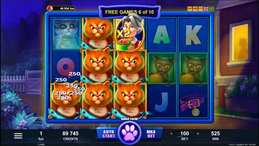 Lucie’s Cats slot screenshot 5