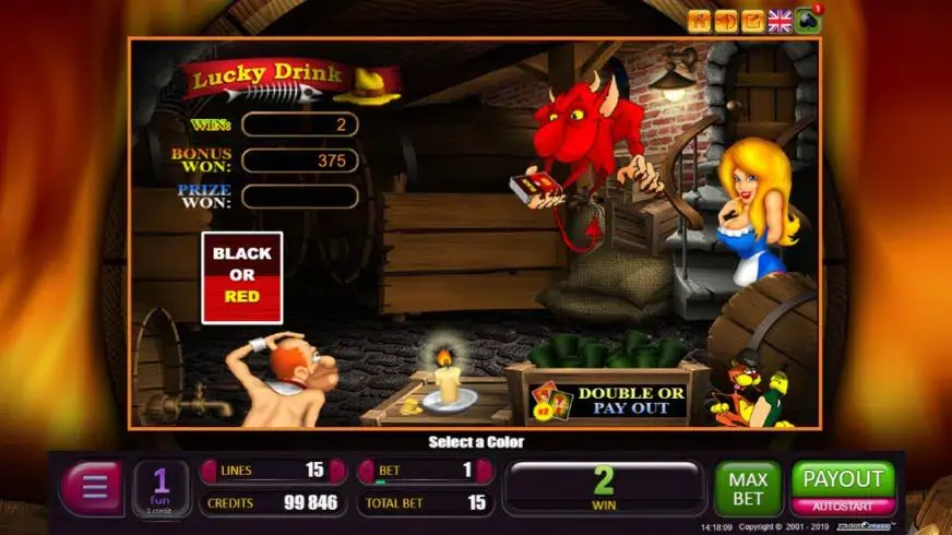 Lucky Drink slot screenshot 