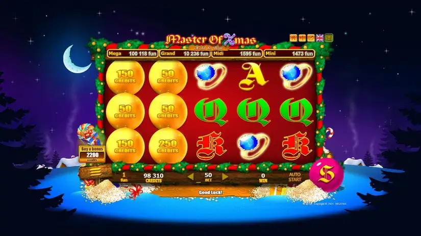 Master of Xmas slot screenshot 3