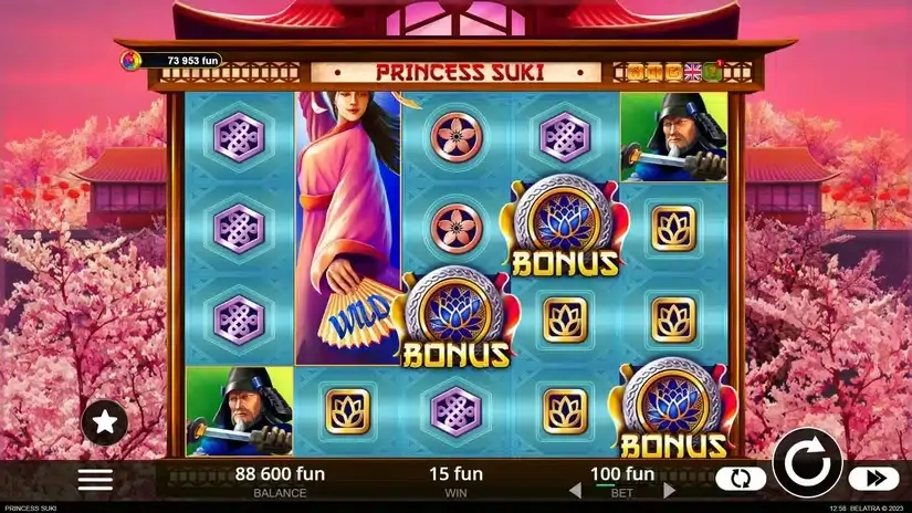 Princess Suki slot screenshot 4