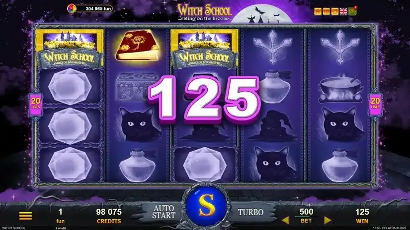 Witch School slot screenshot 2