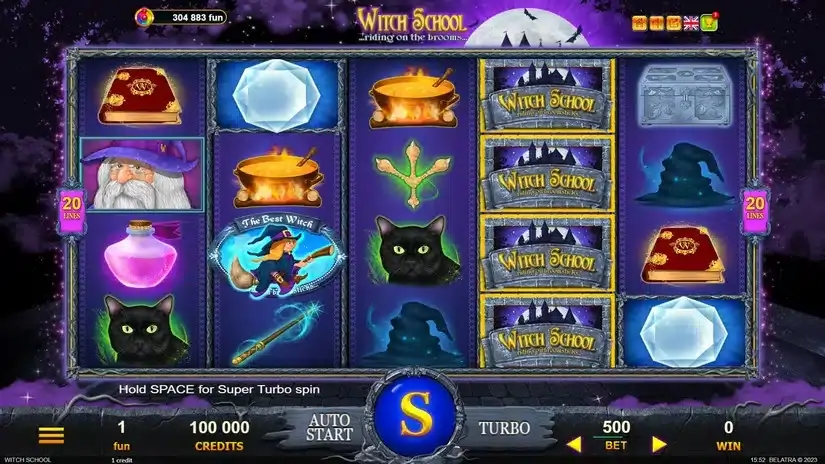 Witch School slot screenshot 1