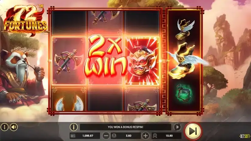 72 Fortunes slot screenshot 3