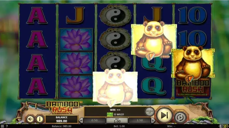 Bamboo Rush slot screenshot 2