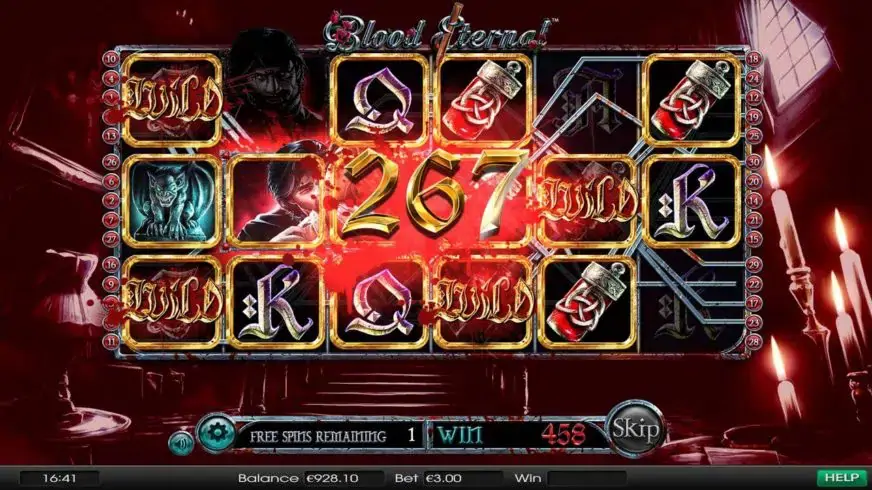 Blood Eternal slot screenshot 