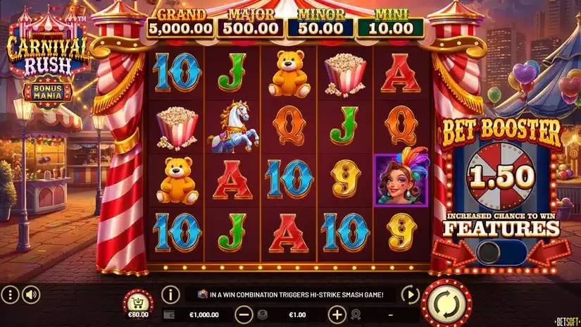 Carnival Rush slot screenshot 