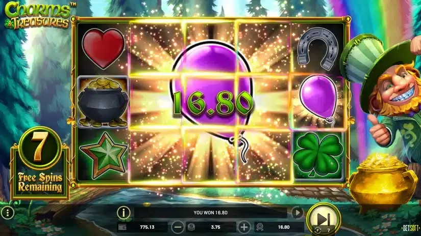 Charms & Treasures slot screenshot 3