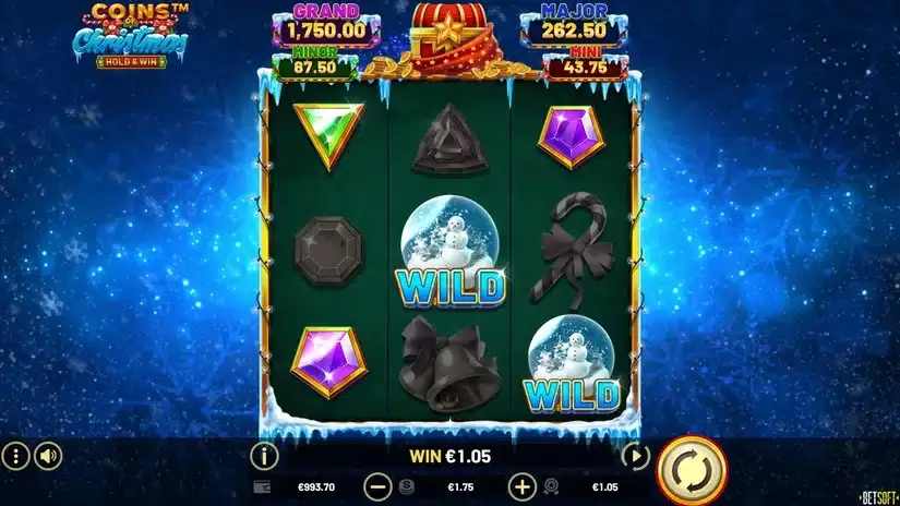 Coins of Christmas – Hold & Win slot screenshot 