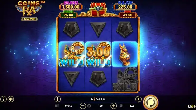 Coins of Ra slot screenshot 3