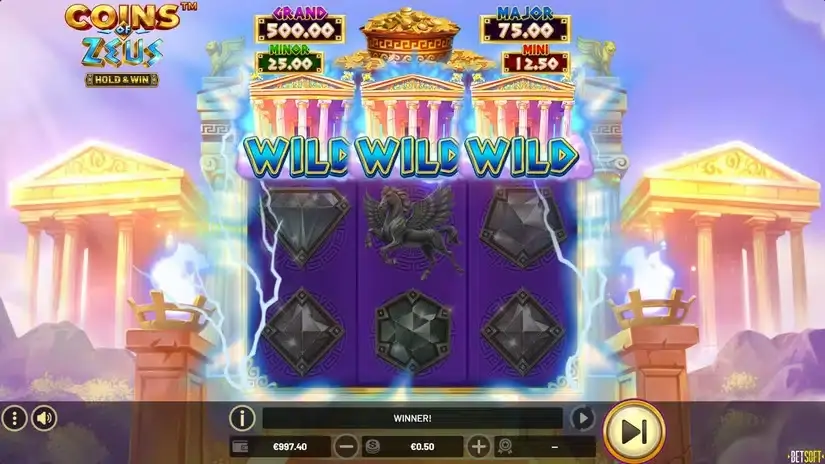 Coins of Zeus – Hold & Win slot screenshot 3