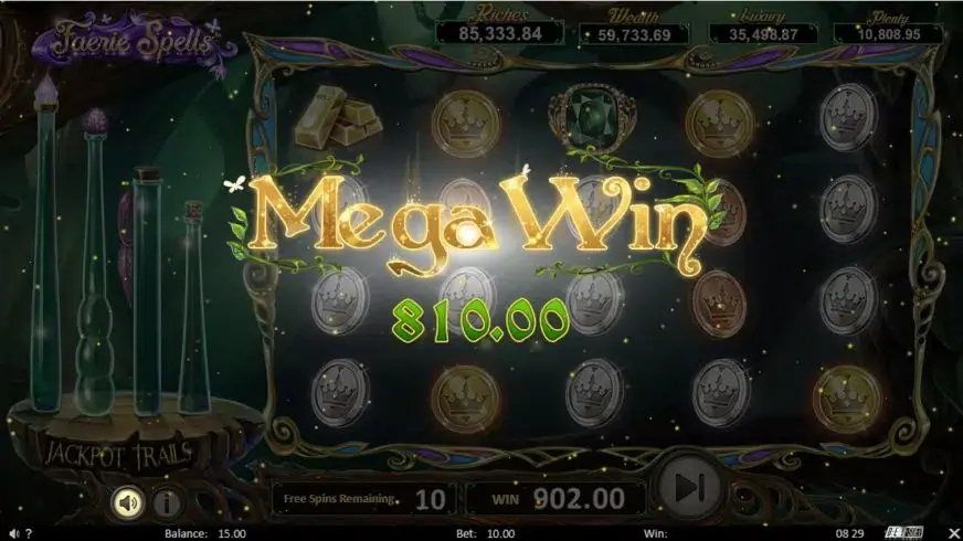 Faerie Spells slot screenshot 7