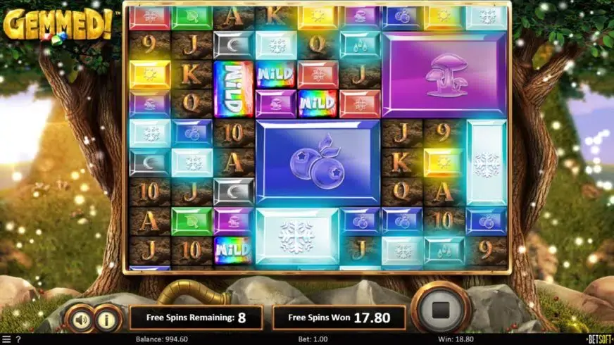 Gemmed! slot screenshot 2