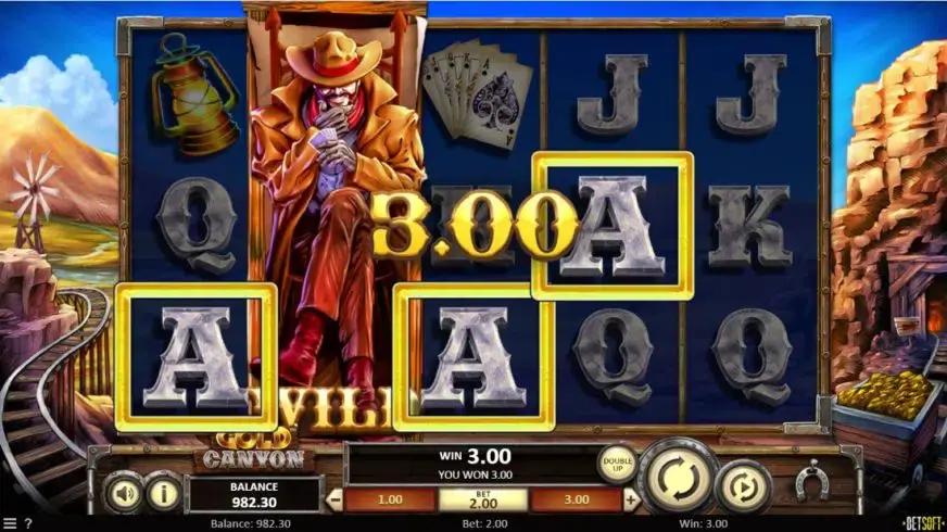 Gold Canyon slot screenshot 3