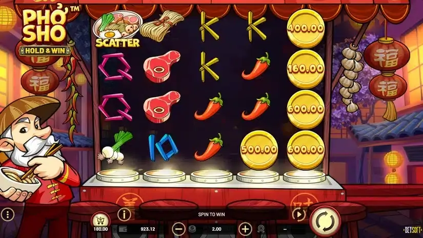 Pho Sho Hold & Win slot screenshot 