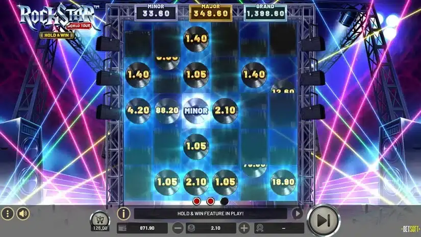 Rockstar World Tour slot screenshot 3