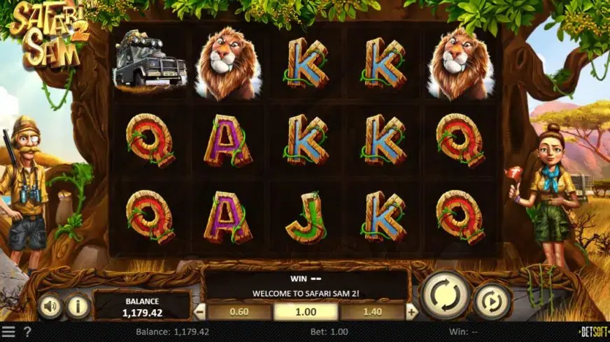 Safari Sam 2 slot screenshot 