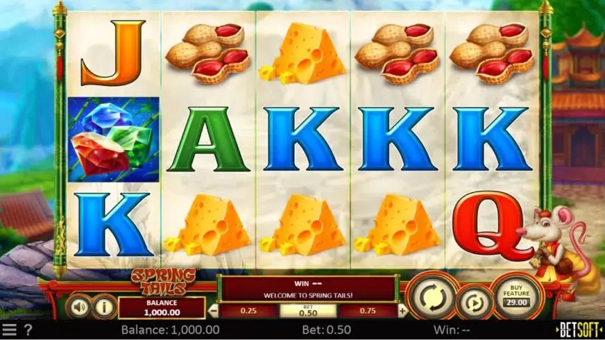 Spring Tails slot screenshot 1