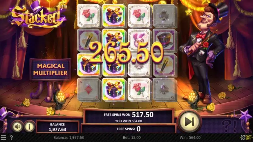 Stacked slot screenshot