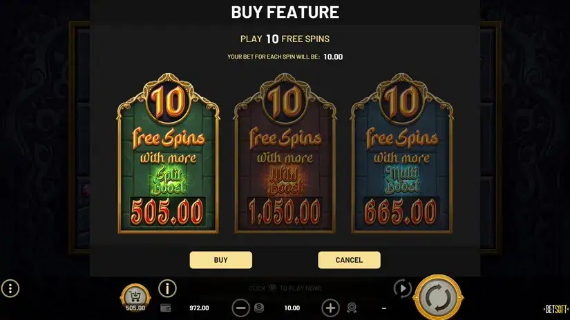 Trinity Reels slot screenshot 3