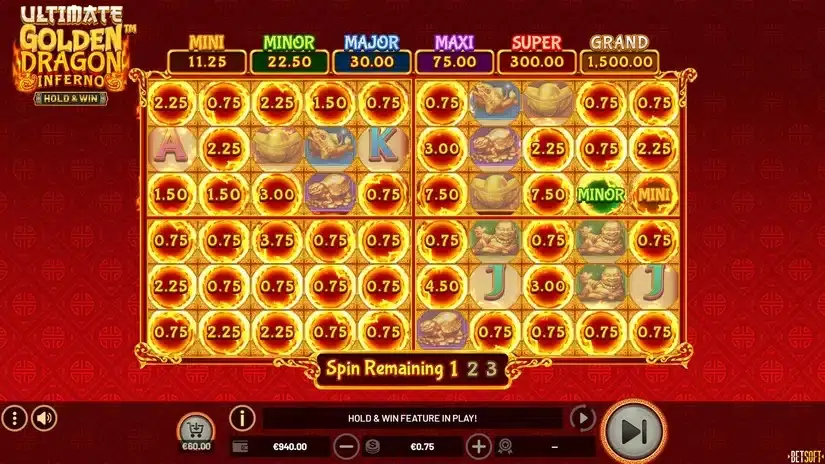 Ultimate Golden Dragon Inferno – Hold & Win slot screenshot 4