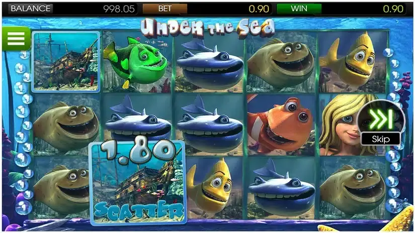 Under the Sea slot screenshot 2